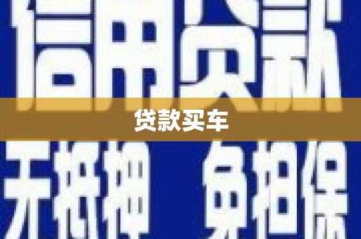 中寮贷款买车