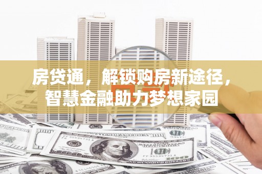 中寮房贷通，解锁购房新途径，智慧金融助力梦想家园