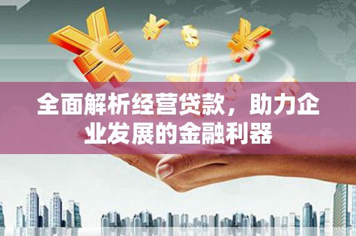 中寮全面解析经营贷款，助力企业发展的金融利器