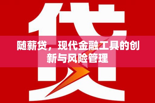中寮随薪贷，现代金融工具的创新与风险管理