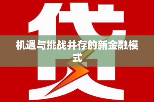 中寮机遇与挑战并存的新金融模式