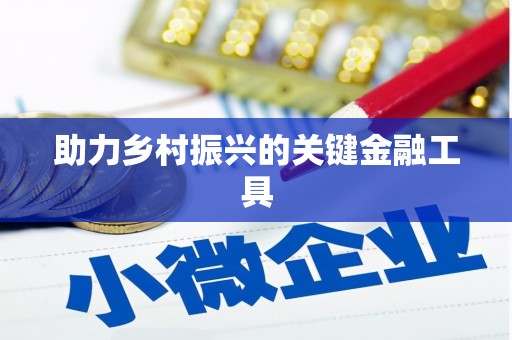 中寮助力乡村振兴的关键金融工具