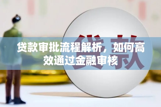 中寮贷款审批流程解析，如何高效通过金融审核