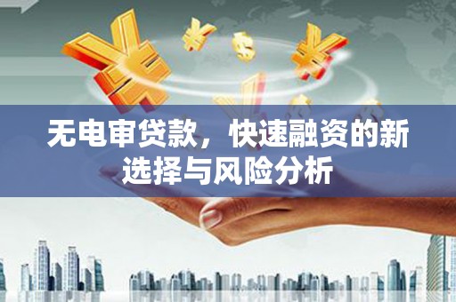 中寮无电审贷款，快速融资的新选择与风险分析
