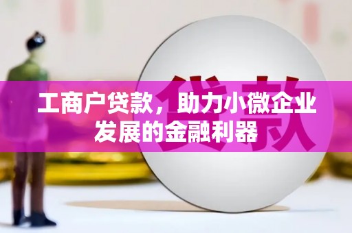 中寮工商户贷款，助力小微企业发展的金融利器