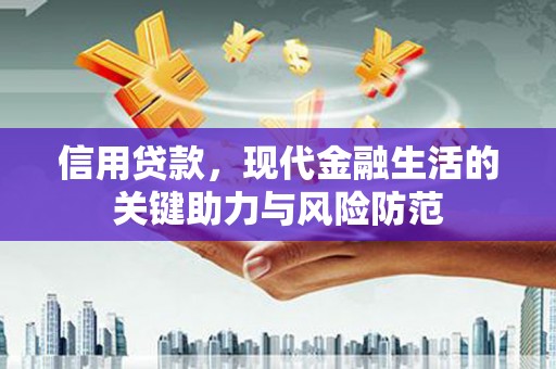 中寮信用贷款，现代金融生活的关键助力与风险防范