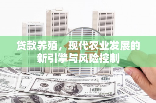 中寮贷款养殖，现代农业发展的新引擎与风险控制