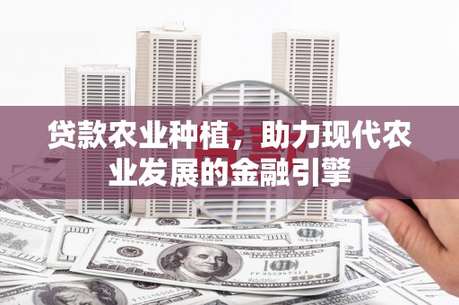 中寮贷款农业种植，助力现代农业发展的金融引擎