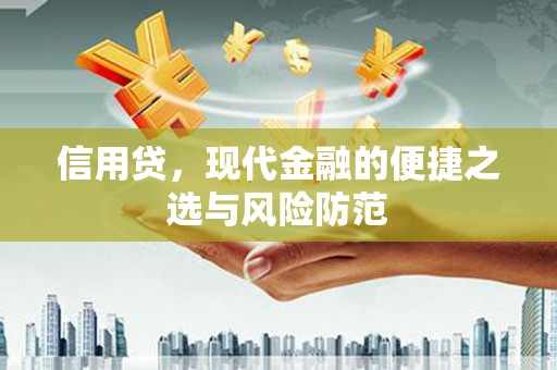 中寮信用贷，现代金融的便捷之选与风险防范