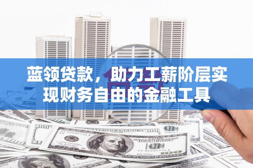 中寮蓝领贷款，助力工薪阶层实现财务自由的金融工具