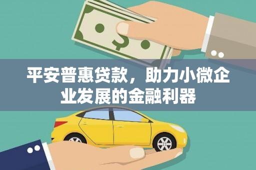 中寮平安普惠贷款，助力小微企业发展的金融利器