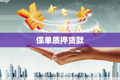 中寮保单质押贷款