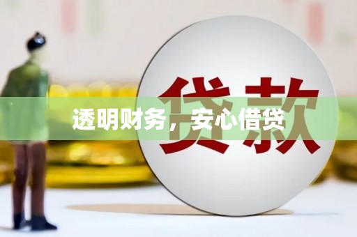 中寮透明财务，安心借贷