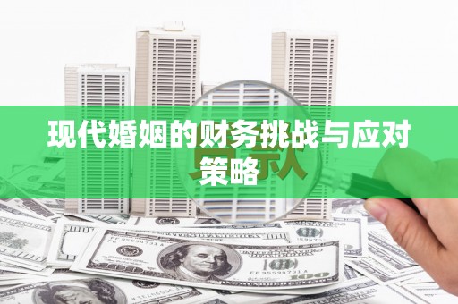 中寮现代婚姻的财务挑战与应对策略